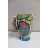 A Newport pottery Bizzare by Clarice Cliff Fantasque chintz jug CONDITION REPORT: