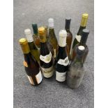 A tray of twelve assorted bottles of wine