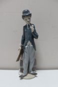 A Lladro figure - Charlie Chaplin