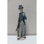 A Lladro figure - Charlie Chaplin