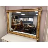 An Italian gilded wood mirror,