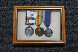 A group of war medals - two WWI awarded to 7884 A. Cpl. G. Million. R.E.