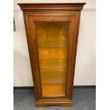 A mahogany glazed display cabinet,