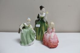 Three Royal Doulton figures - Fleur HN2369,