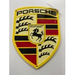 A cast iron plaque - Porsche