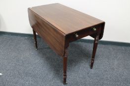 A Victorian mahogany Pembroke table