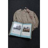 A folder of Scouting memorabilia,