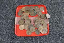 A quantity of Victorian and Georgian pennies