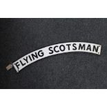 A cast iron sign - Flying Scotsman