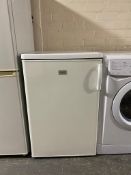 A Zanussi underbench fridge with freezer box