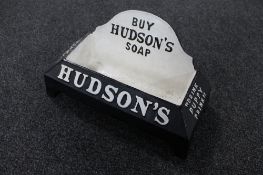 A cast iron Hudson Soap trough