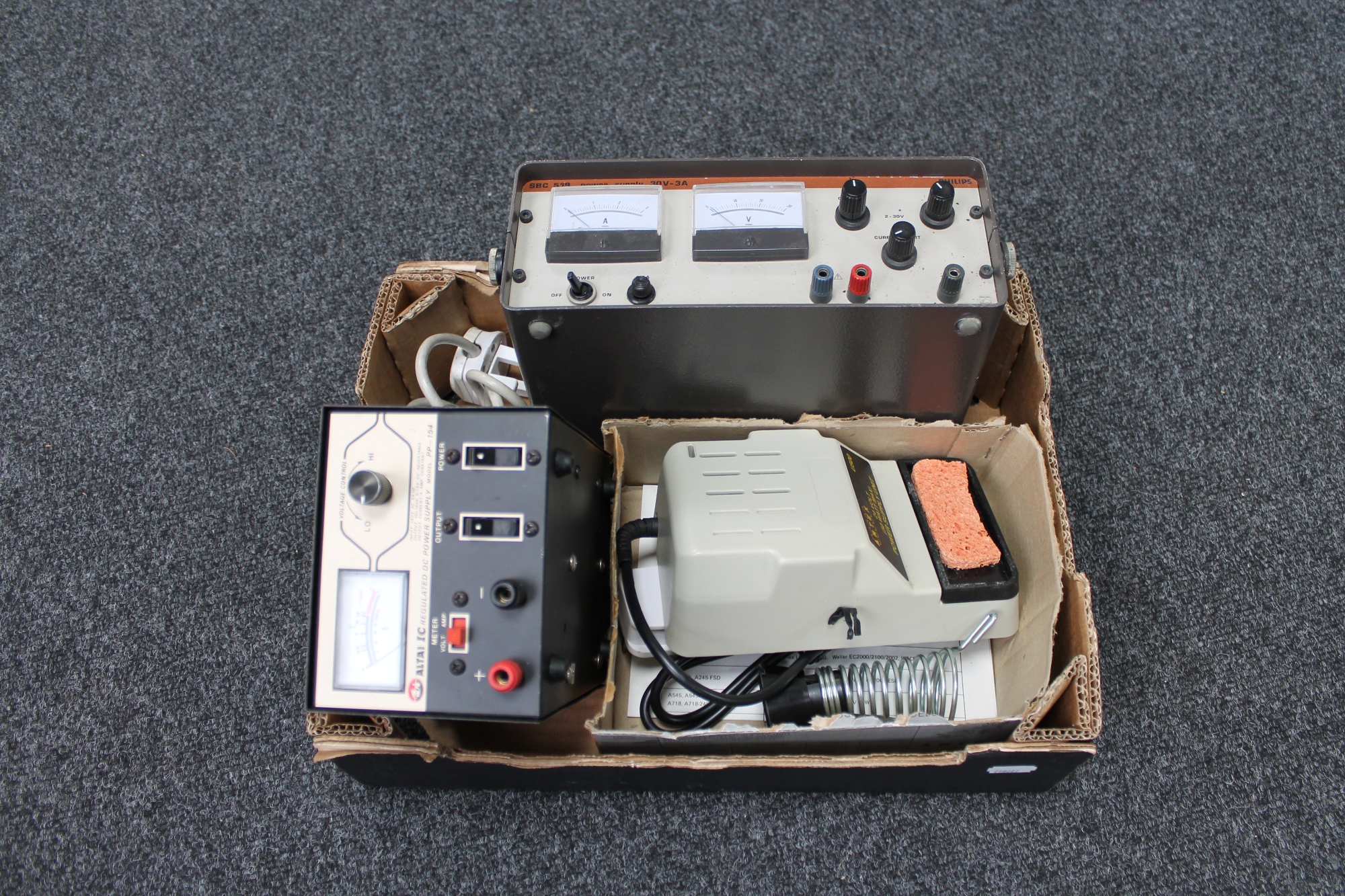 A box of Altic regulated power supply box,