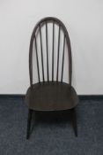 An Ercol high backed dining chair
