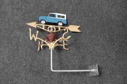 A Land Rover weather vane