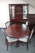 A six piece Stag Minstrel dining room suite