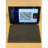 A Microsoft surface tablet, Nvidia(r) Tegra(r) 3 Quad Core CPU 1.