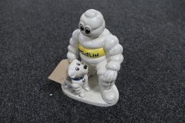 A cast iron figure - Michelin man