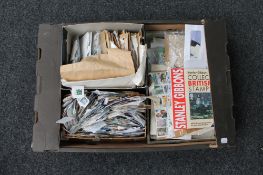 Two boxes of assorted stamps of the world