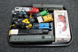A tray of Hornby Thomas the Tank Engine, five Bachman and Hornby engines,