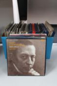 A quantity of LP records and box sets - classical etc