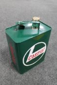 A Castrol oil can