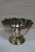 An Edwardian silver bowl,