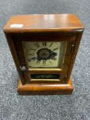 An antique American mantel clock