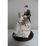 A Royal Worcester A Gift of Love Age of Romance limited edition figure no.