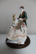 A Royal Worcester A Gift of Love Age of Romance limited edition figure no.