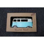 A boxed metal Kreatif Kraft camper van CONDITION REPORT: Length approximately 25 cm.