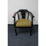 An early twentieth century armchair