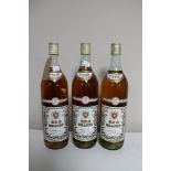 Three bottlers of Keo Brandy 1l (3)