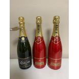 Two bottles of Piper-Heidsieck Champagne limited edition 750ml,