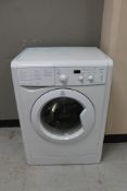 An Indesit washing machine