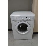 An Indesit washing machine