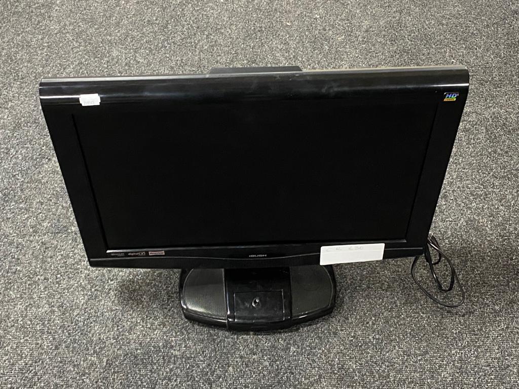 A Bush 22 inch HD LCD TV with built in DVD player