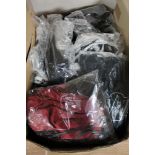 A box of Phaze gypsy dresses and tudor cross vests etc