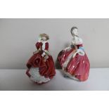 Two Royal Doulton figures Southern Belle HN 2229 and Top o' the Hill HN 1834