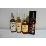 Four bottles of alcohol; Teacher's Scotch Whisky 26 fl. oz.