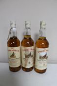 Three bottles The Famous Grouse Finest Scotch Whisky 75cl (3)