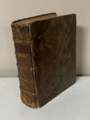 An 18th century leather bound volume - The works of Josephus,