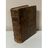 An 18th century leather bound volume - The works of Josephus,