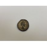 A Roman Empire Septimius Severus (AD 193-211) silver denarius, P M TR P XI COS III,