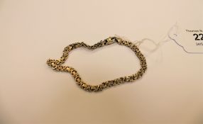 A 9ct gold bracelet, length 20cm, 9.3g.