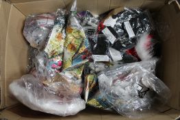 A box of Phaze underwear and mini skirts etc