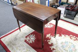 A Victorian mahogany Pembroke table