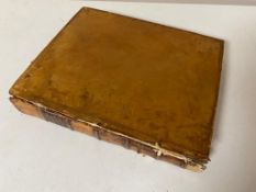 An early 19th century leather bound volume - Provicie Di Napoli,