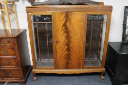 A mahogany early 20th century bookcase,