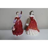 Two Royal Doulton figures Special Occasion HN 4100 and Fond Farewell HN 3815