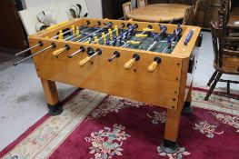 A Harvard table football with accessories